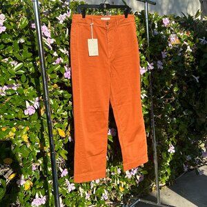 Everlane Lightweight Straight-Leg Crop in Light Brown